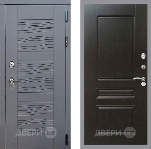Входная металлическая Дверь Стоп СКАНДИ ФЛ-243 Венге в Апрелевке