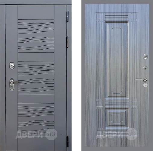 Входная металлическая Дверь Стоп СКАНДИ ФЛ-2 Сандал грей в Апрелевке