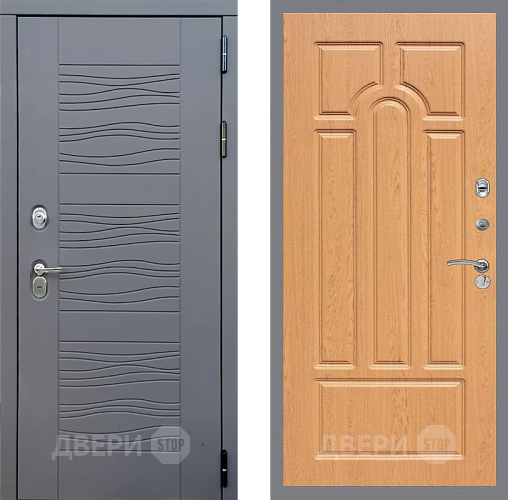 Входная металлическая Дверь Стоп СКАНДИ ФЛ-58 Дуб в Апрелевке