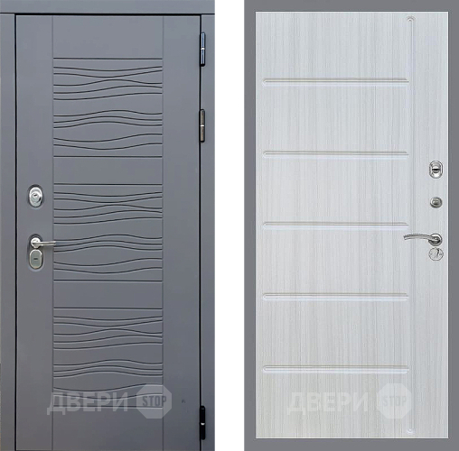 Входная металлическая Дверь Стоп СКАНДИ ФЛ-102 Сандал белый в Апрелевке