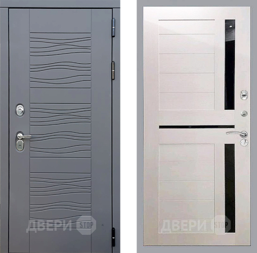 Входная металлическая Дверь Стоп СКАНДИ СБ-18 Лиственница беж в Апрелевке