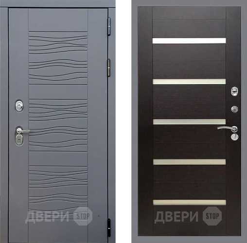 Входная металлическая Дверь Стоп СКАНДИ СБ-14 венге поперечный в Апрелевке