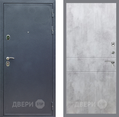 Входная металлическая Дверь Стоп СИЛЬВЕР ФЛ-290 Бетон светлый в Апрелевке