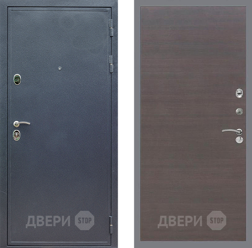 Входная металлическая Дверь Стоп СИЛЬВЕР Гладкая венге поперечный в Апрелевке