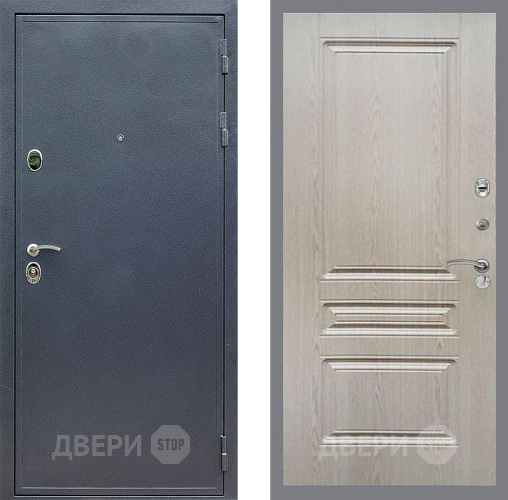 Входная металлическая Дверь Стоп СИЛЬВЕР ФЛ-243 Беленый дуб в Апрелевке