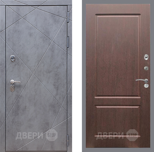Входная металлическая Дверь Стоп Лучи ФЛ-117 Орех премиум в Апрелевке
