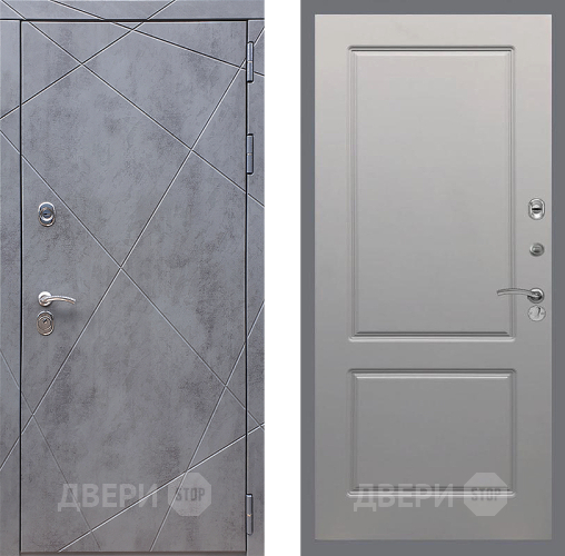 Входная металлическая Дверь Стоп Лучи ФЛ-117 Грей софт в Апрелевке