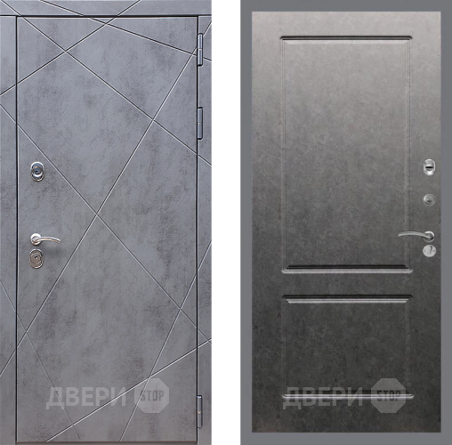 Входная металлическая Дверь Стоп Лучи ФЛ-117 Штукатурка графит в Апрелевке