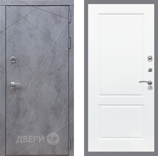 Входная металлическая Дверь Стоп Лучи ФЛ-117 Силк Сноу в Апрелевке