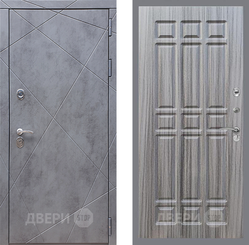 Входная металлическая Дверь Стоп Лучи ФЛ-33 Сандал грей в Апрелевке