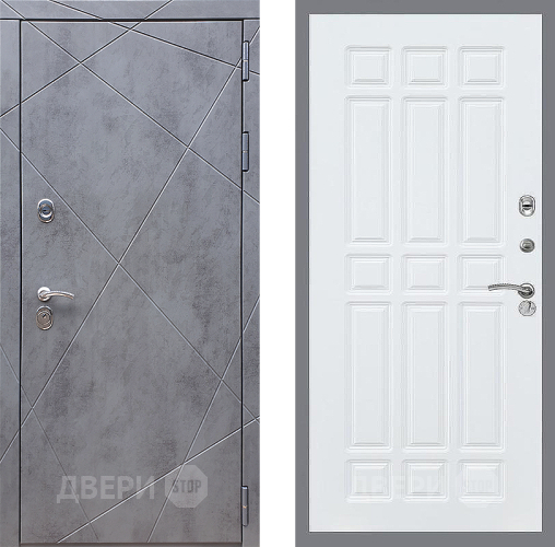 Входная металлическая Дверь Стоп Лучи ФЛ-33 Силк Сноу в Апрелевке