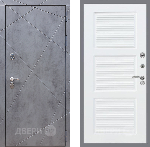 Входная металлическая Дверь Стоп Лучи ФЛ-1 Силк Сноу в Апрелевке