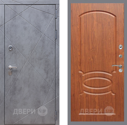 Входная металлическая Дверь Стоп Лучи ФЛ-128 Береза мореная в Апрелевке