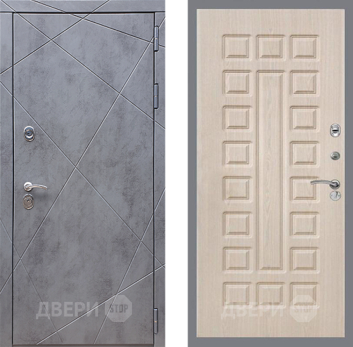 Входная металлическая Дверь Стоп Лучи ФЛ-183 Беленый дуб в Апрелевке