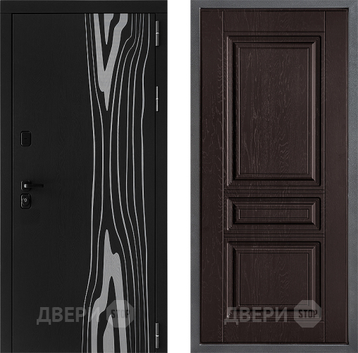 Дверь Дверной континент ДК-12 ФЛ-243 Дуб шоколадный в Апрелевке