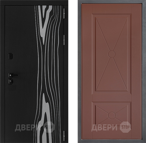 Дверь Дверной континент ДК-12 ФЛ-617 Ясень шоколадный в Апрелевке