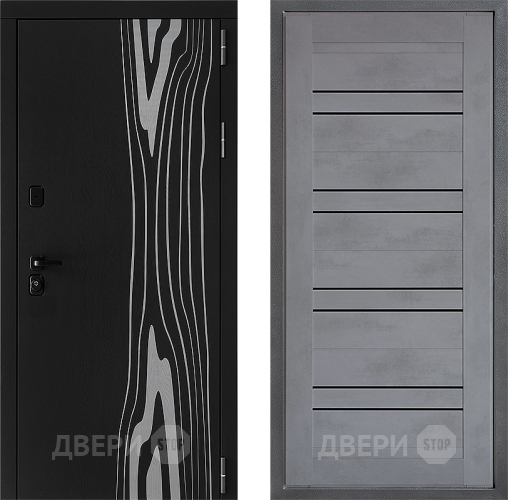 Входная металлическая Дверь Дверной континент ДК-12 ФЛ-49 Бетон серый в Апрелевке