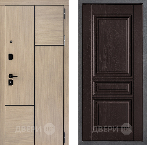 Входная металлическая Дверь Дверной континент ДК-14 ФЛ-243 Дуб шоколадный в Апрелевке