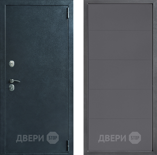 Входная металлическая Дверь Дверной континент ДК-70 Дизайн ФЛ-649 Графит софт в Апрелевке
