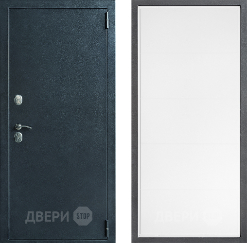 Входная металлическая Дверь Дверной континент ДК-70 Дизайн ФЛ-649 Белый софт в Апрелевке