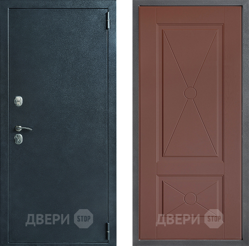 Входная металлическая Дверь Дверной континент ДК-70 Дизайн ФЛ-617 Ясень шоколадный в Апрелевке