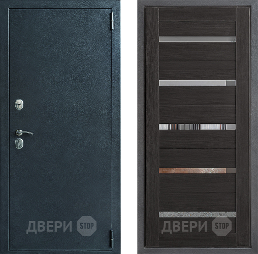 Входная металлическая Дверь Дверной континент ДК-70 Дизайн ФЛ-47 Венге в Апрелевке