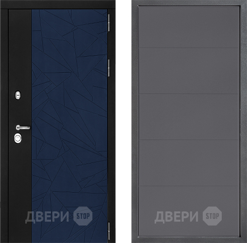 Входная металлическая Дверь Дверной континент ДК-9 ФЛ-649 Графит софт в Апрелевке