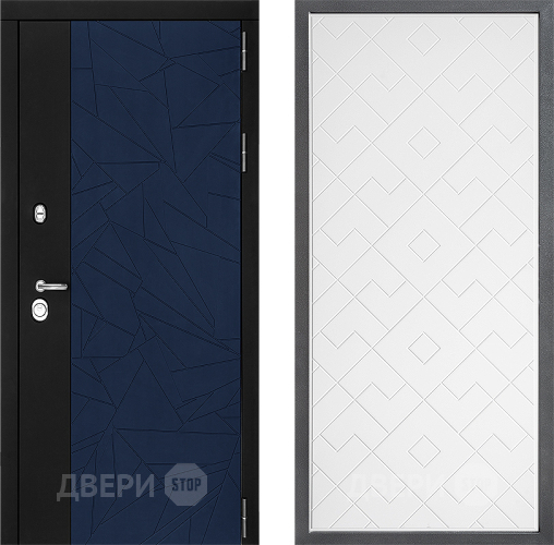 Входная металлическая Дверь Дверной континент ДК-9 ФЛ-Тиффани Белый софт в Апрелевке