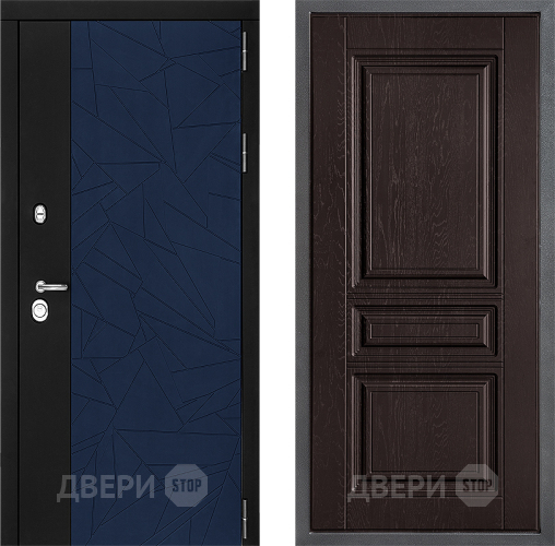 Входная металлическая Дверь Дверной континент ДК-9 ФЛ-243 Дуб шоколадный в Апрелевке