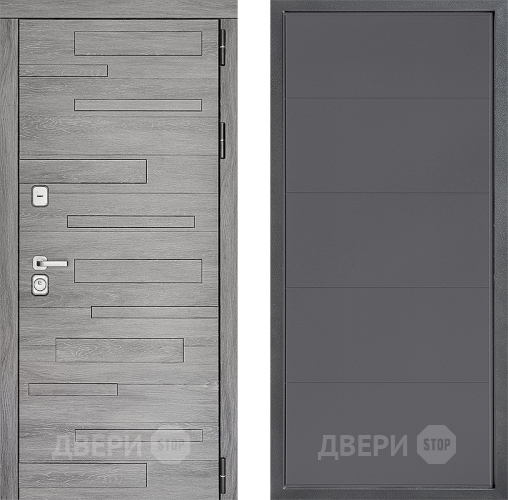 Входная металлическая Дверь Дверной континент ДК-10 ФЛ-649 Графит софт в Апрелевке