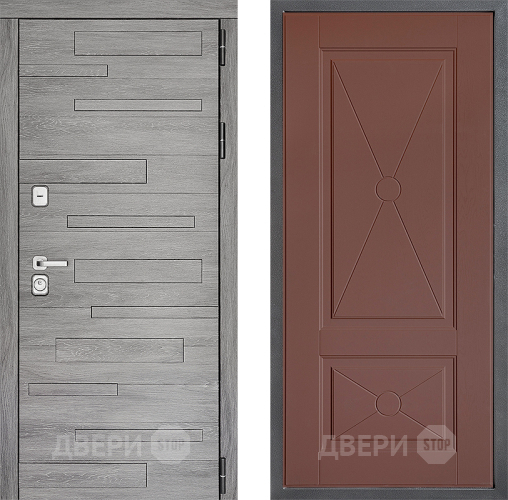 Дверь Дверной континент ДК-10 ФЛ-617 Ясень шоколадный в Апрелевке