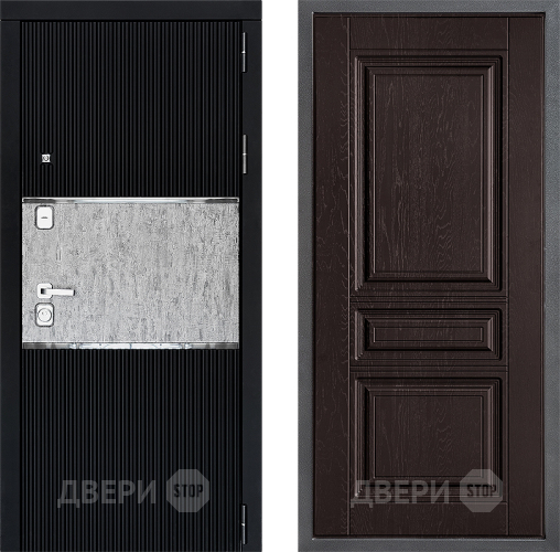Входная металлическая Дверь Дверной континент ДК-13 ФЛ-243 Дуб шоколадный в Апрелевке