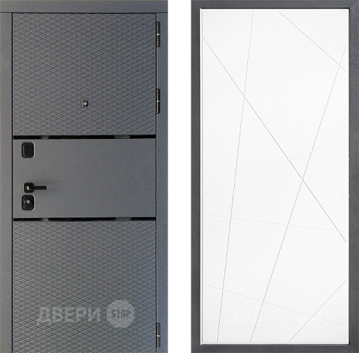 Дверь Дверной континент Диамант Дизайн ФЛ-655 Белый софт в Апрелевке