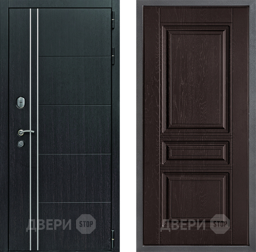 Дверь Дверной континент Теплолюкс Дизайн ФЛ-243 Дуб шоколадный в Апрелевке