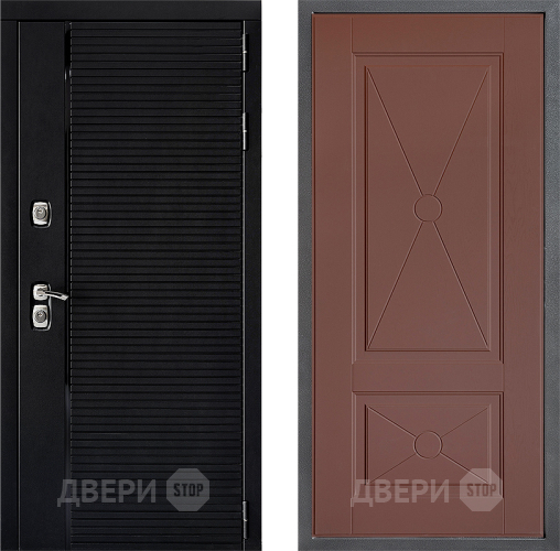 Дверь Дверной континент ДК-1 ФЛ-617 Ясень шоколадный в Апрелевке