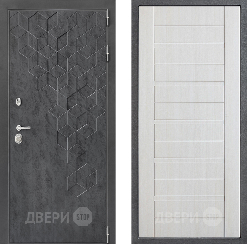 Входная металлическая Дверь Дверной континент ДК-3/713 ФЛ-70 Лиственница белая в Апрелевке
