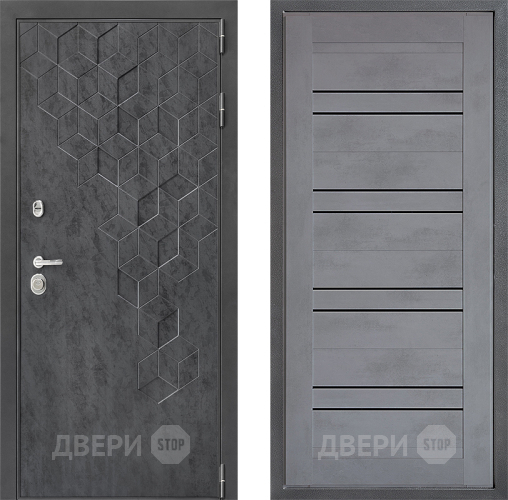 Дверь Дверной континент ДК-3/713 ФЛ-49 Бетон серый в Апрелевке