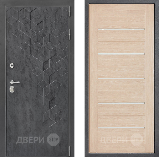 Входная металлическая Дверь Дверной континент ДК-3/713 ФЛ-46 Капучино в Апрелевке