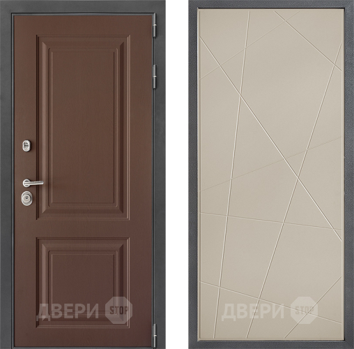Входная металлическая Дверь Дверной континент ДК-3/729 ФЛ-655 Капучино в Апрелевке