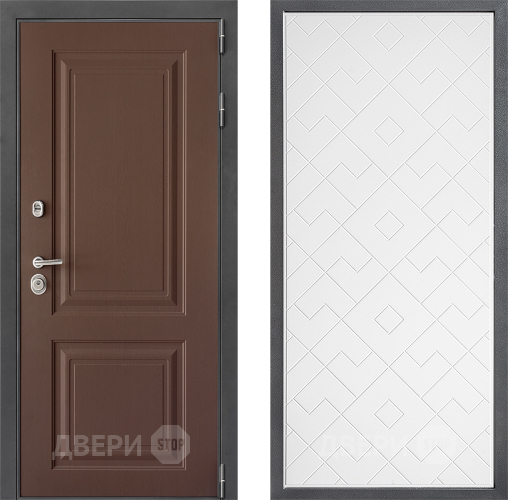 Дверь Дверной континент ДК-3/729 ФЛ-Тиффани Белый софт в Апрелевке