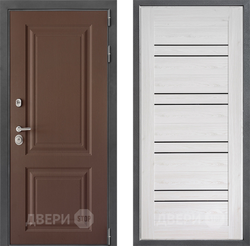 Входная металлическая Дверь Дверной континент ДК-3/729 ФЛ-49 Сосна белая в Апрелевке