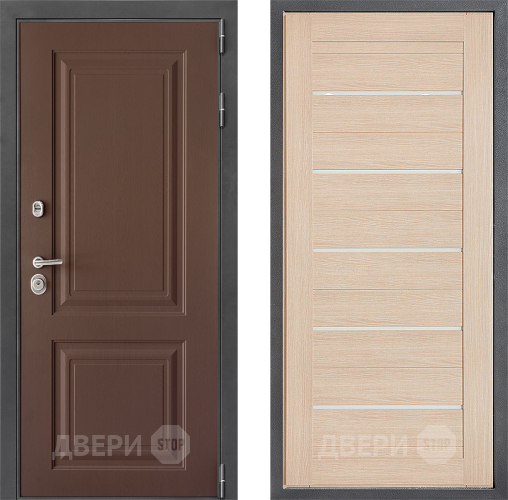 Входная металлическая Дверь Дверной континент ДК-3/729 ФЛ-46 Капучино в Апрелевке