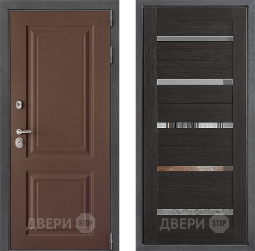 Входная металлическая Дверь Дверной континент ДК-3/729 ФЛ-47 Венге в Апрелевке