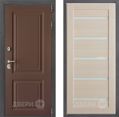 Входная металлическая Дверь Дверной континент ДК-3/729 ФЛ-47 Капучино в Апрелевке