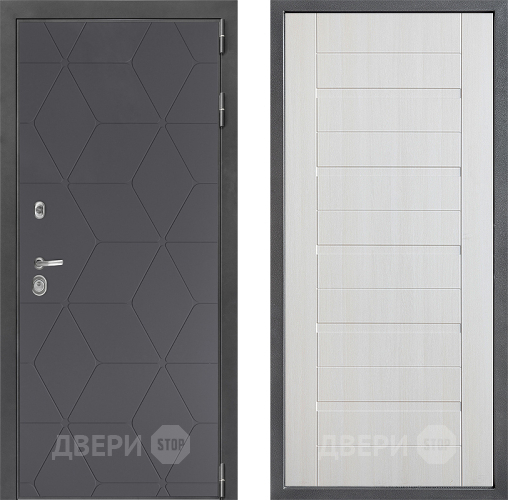 Входная металлическая Дверь Дверной континент ДК-3/744 ФЛ-70 Лиственница белая в Апрелевке
