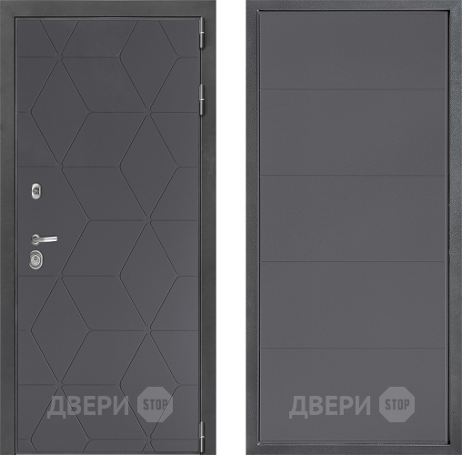 Входная металлическая Дверь Дверной континент ДК-3/744 ФЛ-649 Графит софт в Апрелевке