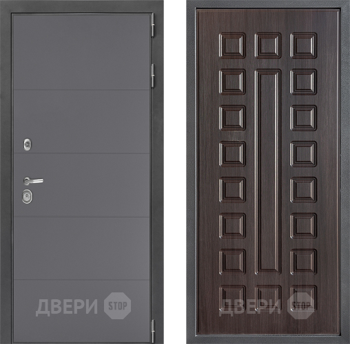 Входная металлическая Дверь Дверной континент ДК-3/649 ФЛ-183 Венге в Апрелевке