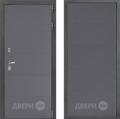 Входная металлическая Дверь Дверной континент ДК-3/649 ФЛ-649 Графит софт в Апрелевке
