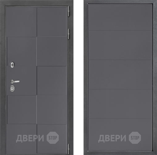 Входная металлическая Дверь Дверной континент ДК-3/606 ФЛ-649 Графит софт в Апрелевке