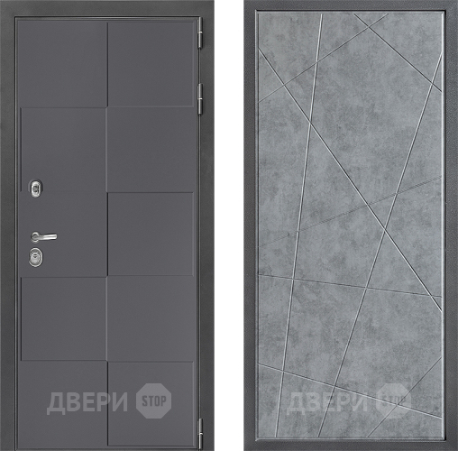 Дверь Дверной континент ДК-3/606 ФЛ-655 Бетон серый в Апрелевке